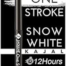 Jaquline USA Onestroke Kajal Snow White Pencil | Highly Pigmented| Waterproof And Smudge-Proof | Intense Color |Gentle | Matte Finish | Dermatologically Tested-image-26
