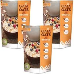 GAIA Oats Original: A Fiber Rich Protein Packed Gluten Free Breakfast with Zero Trans Fat, Now Available in Convenient 500 gm Each Packs (Pack of 3)-90
