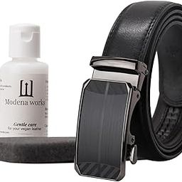 Men's Vegan Leather Belt | FREE Vegan Leather Revival Kit | No Strings Attached (Black)-image-29