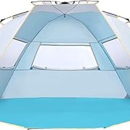 WolfWise UPF 50+ Easy Pop Up Beach Tent Sun Shelter Quick Instant Automatic Portable Sport Umbrella Baby Canopy Cabana Sun Shade-image-48