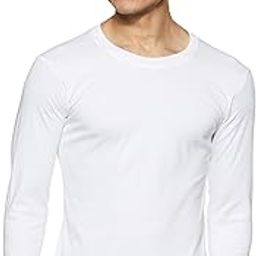 Thermocot Striped Regular Fit Thermal Top (Torrido Men's RNFS 5555_White_90-picture-47
