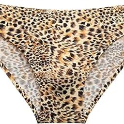 Men’s Ultra Thin Printed Ice Silk Briefs Underwear for Men & Boys, Spotted Pattern, Comfortable & Supportive, Fashionable Form-Fitting Design, Breathable & Soft-image-3