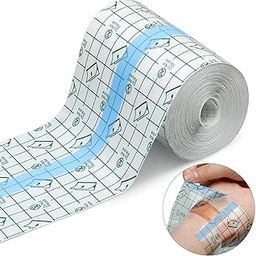 Chidakash Transparent Stretch Adhesive Bandage Clear Waterproof Bandages Dressing Tape for Shower Tattoos (7cmx10m)-image-54