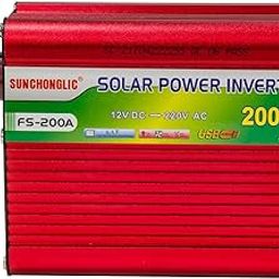 Sunchonglic Invert Modify Wave 12v to 220v 200va 200w dc to ac Inverter Power Solar-picture-15