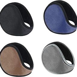4 Piece Soft Ear Muffs for Winter Ear Warmer Ear Covers Behind The Head Ear Muffs for Men Women Outdoor-image-19