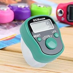 Face Me Digital Hand Tally Counter Finger Counter with Led Light (Green)-image-2