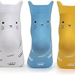 Women Funky Ankle Length Compact Combed Cotton Socks Combo Packs of 5-picture-22