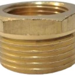 BEZMET Brass Hex Reducer Bushing - 1" BSP Male x 3/4" BSP Female Thread Pipe Fitting Connector-image-64