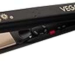 Vega Keratin Glow Hair Straightener for Women with Keratin-infused Floating Plates, Quick Heat up, Adjustable Temperature Settings, Hair Straightener for Women, (VHSH-20), Black-63