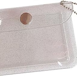 bnf Transparent Card Holder Bag PVC Clear Wallet Protective Sleeve Glitter Cake | Clothing Shoes & Accessories | Womens Accessories | Wallets-picture-46