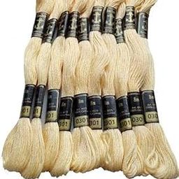 Anchor Embroidery Threads Cross Stitch/Long Stitch Cotton Threads,(301), Pack of 10-image-21