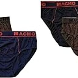 Smart Cut Mens Cotton Brief Multicolor, Pack of 6 (85 cm)-picture-51