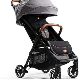 Joie Parcel 3in1 Compact Lightweight Travel Stroller - Pram with 5-Point Harness & One-Hand Fold Baby Stroller for 0-4 Years, Magnetic Buckles for Harness Suitable from Birth to 22 kg-9