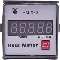 POWER Hour Meter, 0‑999.99 Hours Resetting Function AC 220V Timer Wide Application for Timing-81