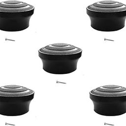 Plastic Knob for Hot Pot Lid Set of 5 | Pan Lid Replacement Knob | Holding Handle Cover for Cookware Lid | Ideal for Glass Steel Ceramic Lid-3