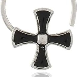 925 sterling Silver nose ring/nose pin for womens (KJ-4S)-image-87