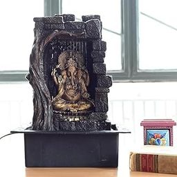 Elegant Ganesh Water Fountain, Decorative Ganesha Statue for Home, Office & Garden.-image-9