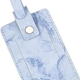 Passport Cover and Luggage Tag Set Travel for Unisex Registration Plate Deep Blue-image-54
