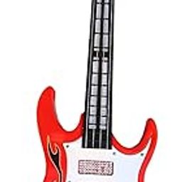 SamBaby Kids Music Guitar with Light and Pre-stored Notes with Nylon Wires Plastic Material ‎Multicolor-image-1