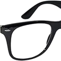 peter jones Unisex Black Wayfarer Optical Frame (EF001B)-picture-6