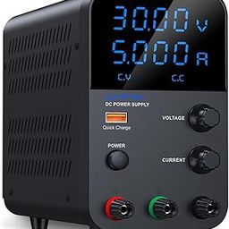 WANPTEK-CHAALAKAM SMPS Variable DC Power Supply 0-30V & 0-05A (150W) GPS305D- 02 Window 04 Digit Display (Black)-29