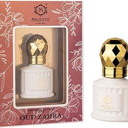 Majestic Perfumes – Oud Zahra 10ml Attar || Fresh, Floral, Woody Luxury Attar || Premium Unisex Perfume Oil With Bergamot, Rose, Jasmine, Sandalwood, Etc. ||-image-20