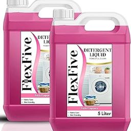 FlexFive Liquid Laundry Detergent � Powerful Stain Removal, Long-Lasting Freshness | Safe for Front & Top Load Washing Machines (2, pink)-picture-19
