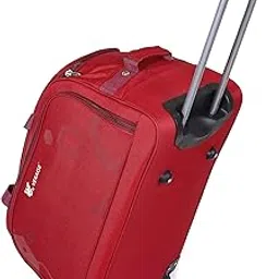 verage Star Cabin Size 64 cms Red Colour Wheel Duffel Bag for Travel with Telescopic Trolley | Luggage Bag | Travel Bag (VRSTAR-24-RD)-picture-2