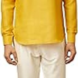 Men's Linen Solid Short Kurta (1pc)-image-24
