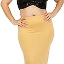 Shapewear for Saree | Petticoat for Saree | Stretchable Saree Shapewear Petticoat for Women Cotton Blended| Skirts for Women | Plus Size Shapewear for Women-picture-46
