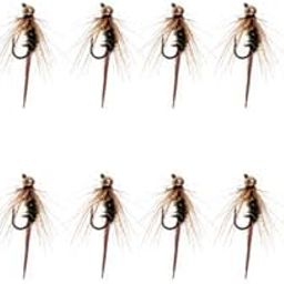 UJEAVETTE 7x1 Dozen Prince Nymph Bead Head Fly Fishing Flies Artificial Bumble Bee Flies- Sporting Goods- Fishing- Baits, Lures & Flies- Crankbaits-image-4