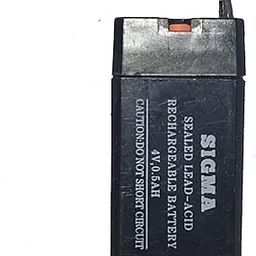 Gloerzz Sigma 4Volts 500mAh Rechargeable Sealed Lead-Acid Battery for Mosquito Bat All Purpose Use Set of 1-9
