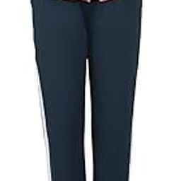 Women’s High-Rise Maternity Track Pants with White Stripe – Teal Green-image-71
