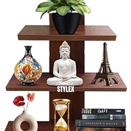 STYLEX Wooden Wall Shelf for Living Room/Wall Mounted Shelf/for Home décor Items/Floating Book Rack for Study Room, Office, Kitchen-28