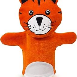 FunBlast Hand Puppets for Kids - Soft Puppets, Story Telling Puppet Toy, Plush Animals Puppet, Fun Play Learning Toys - Multicolor (Tiger)-11