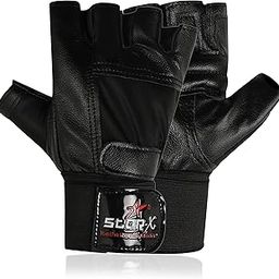 STAR X Starx Beginner Foam Gym Gloves, Adult (Black) | Gym Equipment For Home Gym Workout Weight Lifting Strength Training & Exercise Fitness Gym Accessories, One Size-image-5