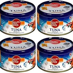 Golden Prize Tuna Salad with Vegetables Mexican Style 185Gms Each - Pack of 4 Units-image-76