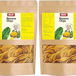 Majio Kerala Classic Salted Banana Chips | Varuthakaya, Kayavaruthath | Free from Chemicals, Preservatives, Added Colours | Banana Chips Snack - 1KG (250g x 4)-image-5