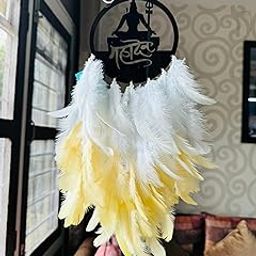 Teal by Tanvi Mahadev Shiva Acrylic Dreamcatcher - Cream & White - Wall Decor | Spiritual Gift-image-21