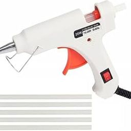 Hot Glue Gun with Glue Sticks | 20W Hot Melt Glue Gun With Anti Drip For Arts And Crafts, DIY Projects |Leak Proof Glue Gun With Strong Gumming Glue Sticks (5 Sticks, White)-picture-21