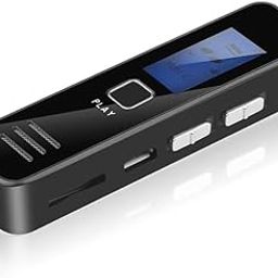 Elecbuzz Mini Digital Voice Recorder Built in Speaker with 8GB Memory Card-24