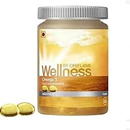 wellness omega 3-60 capsules and multicolor hair/head band - COMBO-30