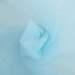INKAJ Multi Purpose Solid Nylon Soft Net Combination Fabric - for Wedding, Parties, Costumes, and Decoration (16.4 x 4 Feet, Light Blue)-image-36