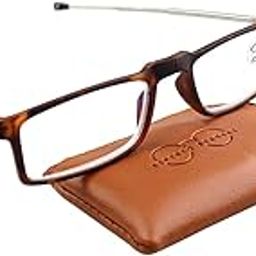 ESPERTO READERS Earth Folding Reading Glasses – Blue Cut Lens With Antireflection & Ultra Light Weight For Men & Women – Brown Frame-image-26