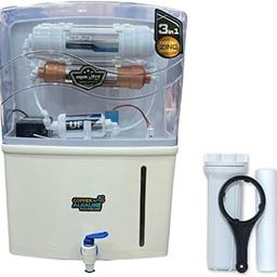 AQUAULTRA Uvc Copper Water Purifier With Uf+Uv Led In Tank| Taste Adjuster | Natural Food Grade 12 Liter Storage 35 Lph Suitable For Municipal Only 350Ppm-image-23