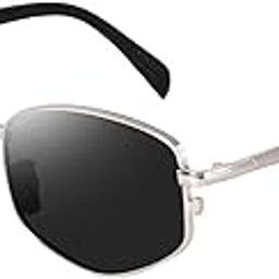 LUXE Trendy Square Metal frame Sunglasses for Women Men Retro Polygon Sun Glasses Luxury Classic Shades-picture-13