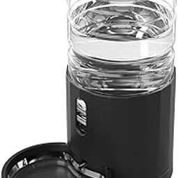 PetVogue Pet Water Feeder, Pet Automatic Waterer, Plastic Water Dispenser For Dog & Cat, 4 Liters (Black),?16 cm,H_31 cm,W_25 cm-image-45