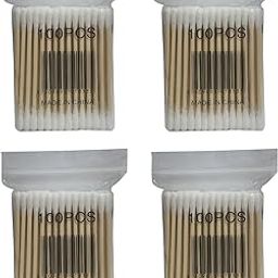 400 Buds Ear Cleaning Buds Wooden Cotton Swabs Eco Friendly Ear Swabs for Removing Ear Wax, Baby Care, Art & Craft etc. 100% Pure Cotton Buds (400 Buds)-image-53