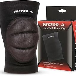 VectorX Knee Support Cap Brace/Sleeves Single Piece For Sports, Pain Relief, Knee Compression Support, Exercise, Running, Cycling, Workout, Knee Cap Guard Brace Knee Support For Men And Women (1 Piece in Box) (Black) (Large)-image-7