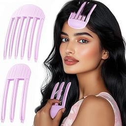2 Pcs Hair Volume Clips for Women, Root Lifting Volumizing Hairs Clip, 3 and 6 Teeth Instant Comb for Fluffy Bangs-6
